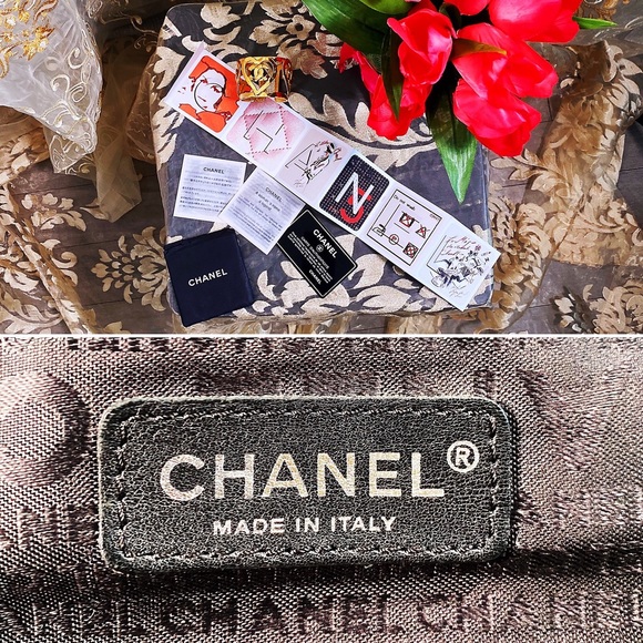 AUTH CHANEL VTG EUC Rare Quilt Bowler Shoulder Bag - Picture 4 of 16